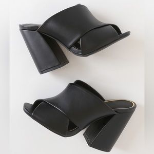 Lulus block heel mules